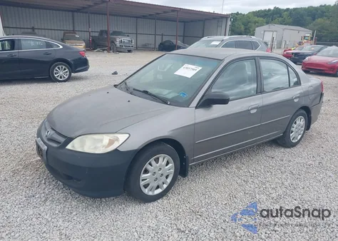 2004 Honda Civic Lx from USA, damaged, VIN 1HGES16684L001792